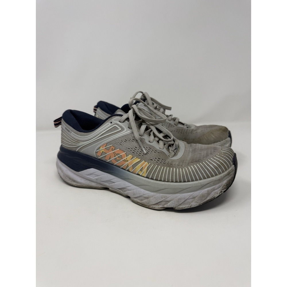 Size 7.5 - Hoka One One HOKA Bondi 7 Lunar Rock Black Iris W